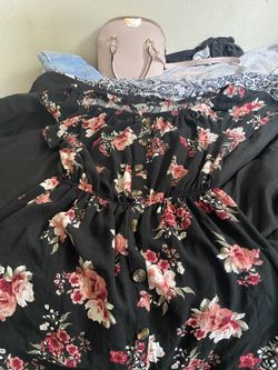 Plus size dress floral
