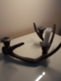 Unique metal candle holder