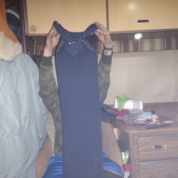 Navy Blue Prom Dress