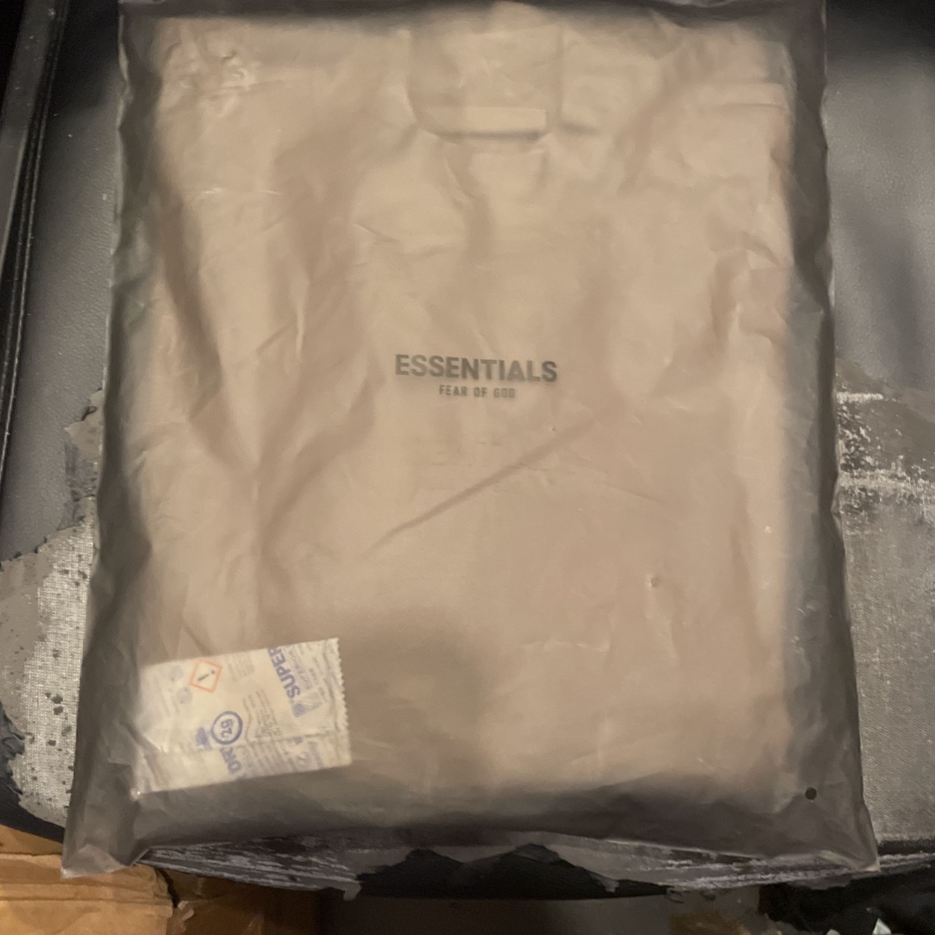 Small Smoke Fear Of God Essentials Core Fleece Relaxed Crewneck