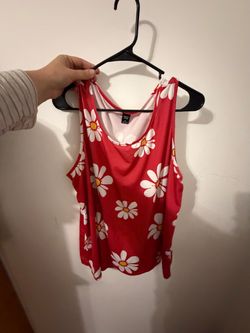 Blouse tank tops floral prints