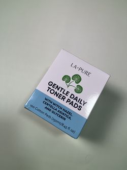 LA PURE Gentle Daily Toner Pads – Brand New & Sealed 🌿✨