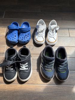 Toddler Kid Shoes 8C 9C Crocs Nikes