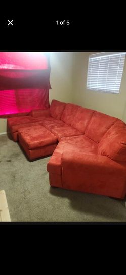 Red Sectional Sofa
