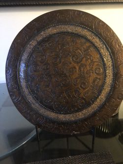 Plato de de decoración