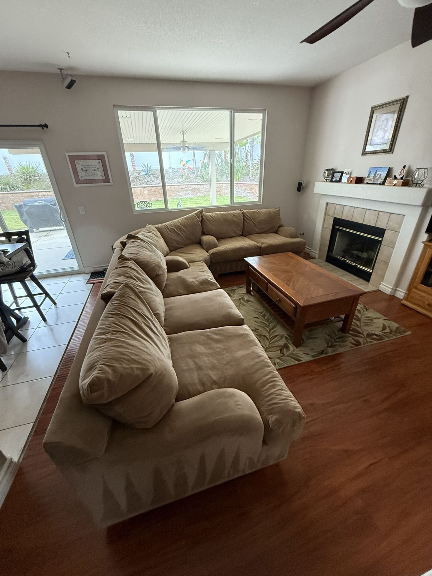 FREE - Sectional Couch + Table