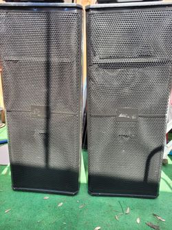Dual 15 Inch Speakers 