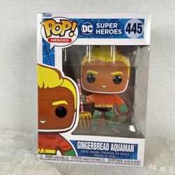Funko Pop DC Super Heroes Gingerbread Aquaman #445 NIB