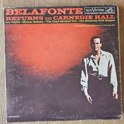 Vintage LP Vinyl Midcentury Record ALBUM Harry Belafonte