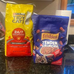 Cat Litter And Food 