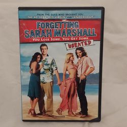 Forgetting Sarah Marshall (DVD) Unrated. Starring Jason Segal, Mila Kunis, Russell Brand