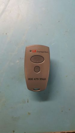 Garage remote