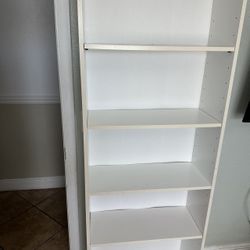 White Bookshelf 