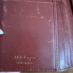 Salvatore Ferragamo Wallet – Brown Leather (Women) authentic