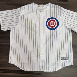 Majestic Chicago Cubs Kris Bryant #17 MLB Cool Base Pinstripes Jersey Men’s 3XL
