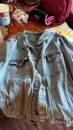 Womens oversized Jean Jacket