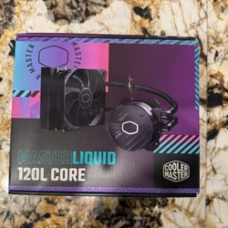 Cooler Master 120L Core Close-Loop AIO Liquid Cooler For AMD R7 Intel I5 with CRYOFUZE Thermal Paste