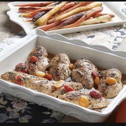 Juego Para Hornear Y Servir Marbella 2 Pc.