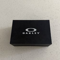 Oakley red sunglasses with case