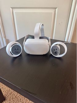 Meta quest 2 with controllers