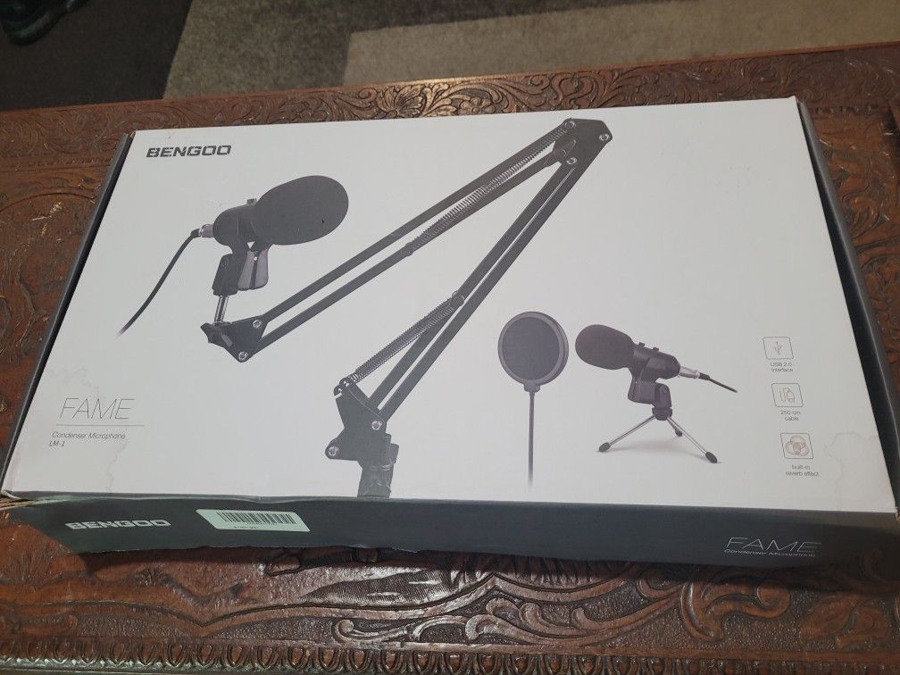 BENGOO LM-1 PC Microphone kit Professional Podcast Streaming Condenser