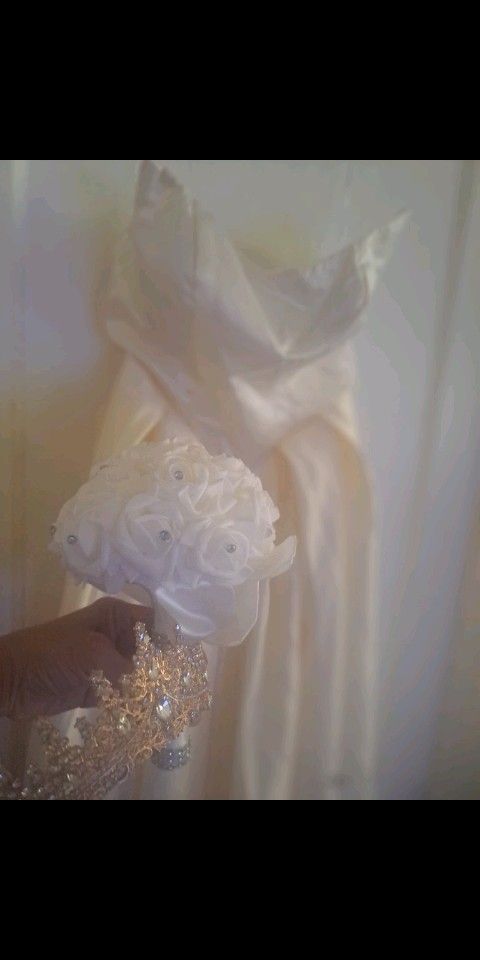 Brand New 3-piece Wedding Dress All 3 Together