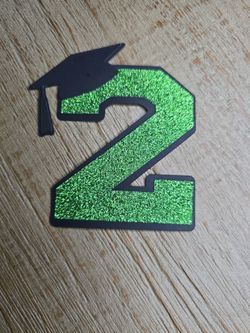 Black & Green Glitter 