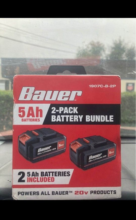 Baur (2 pack) 5 AH Batteries