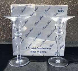NEW Princess House, Crystal, Candlesticks