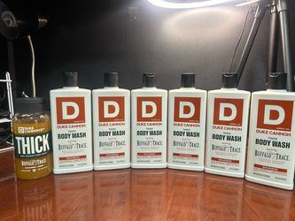 $4 each Duke Cannon Thick Body Wash Buffalo Trace Bourbon