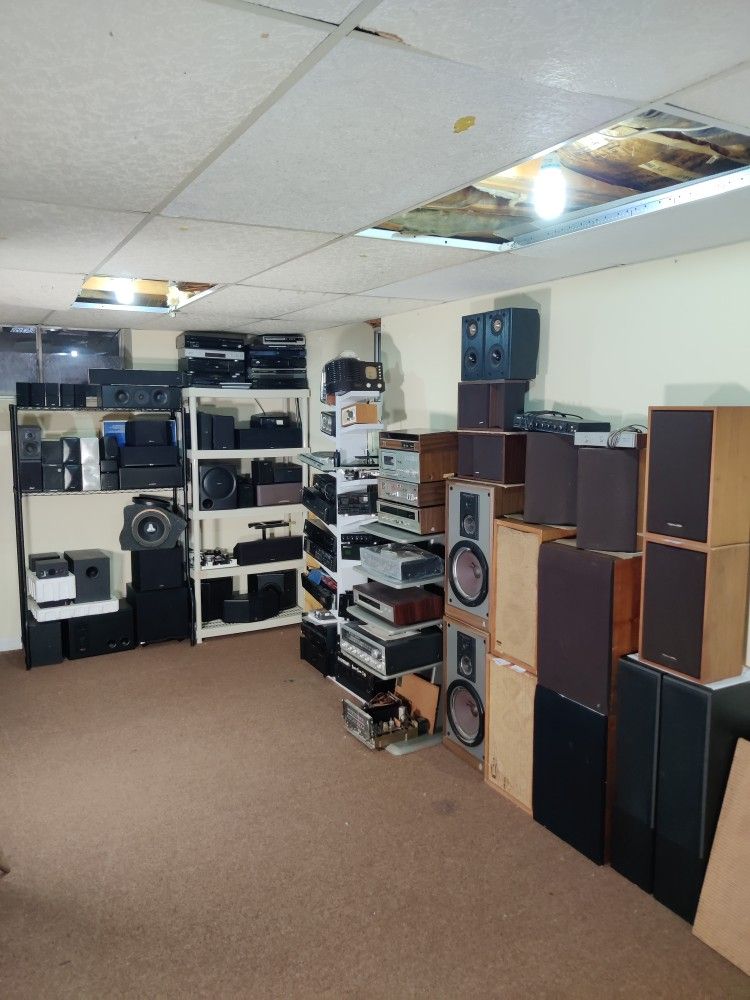 HALF OFF SALE Speakers Stereos B&W Klipsch and more.