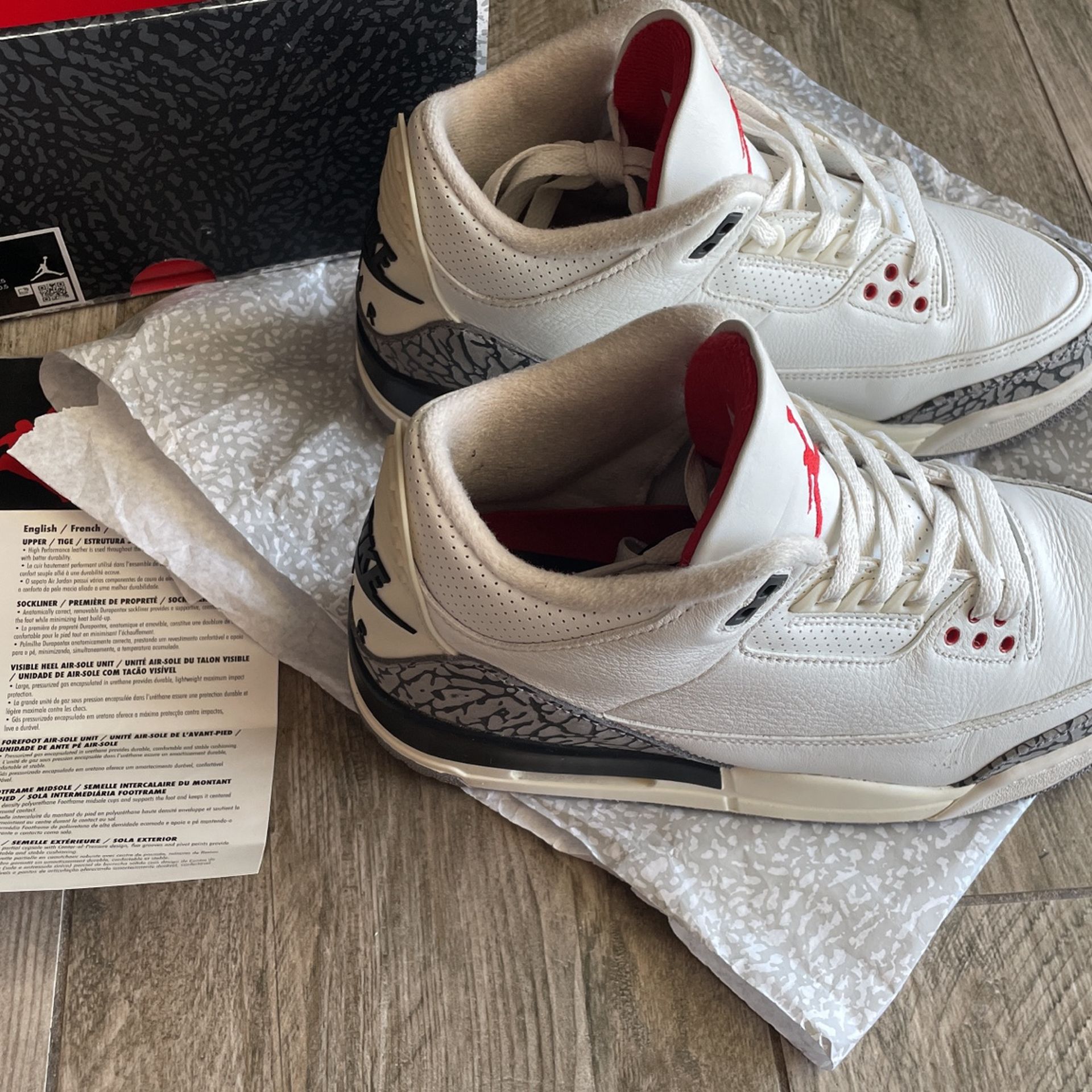 Air Jordan 3 (WHT CMNT)