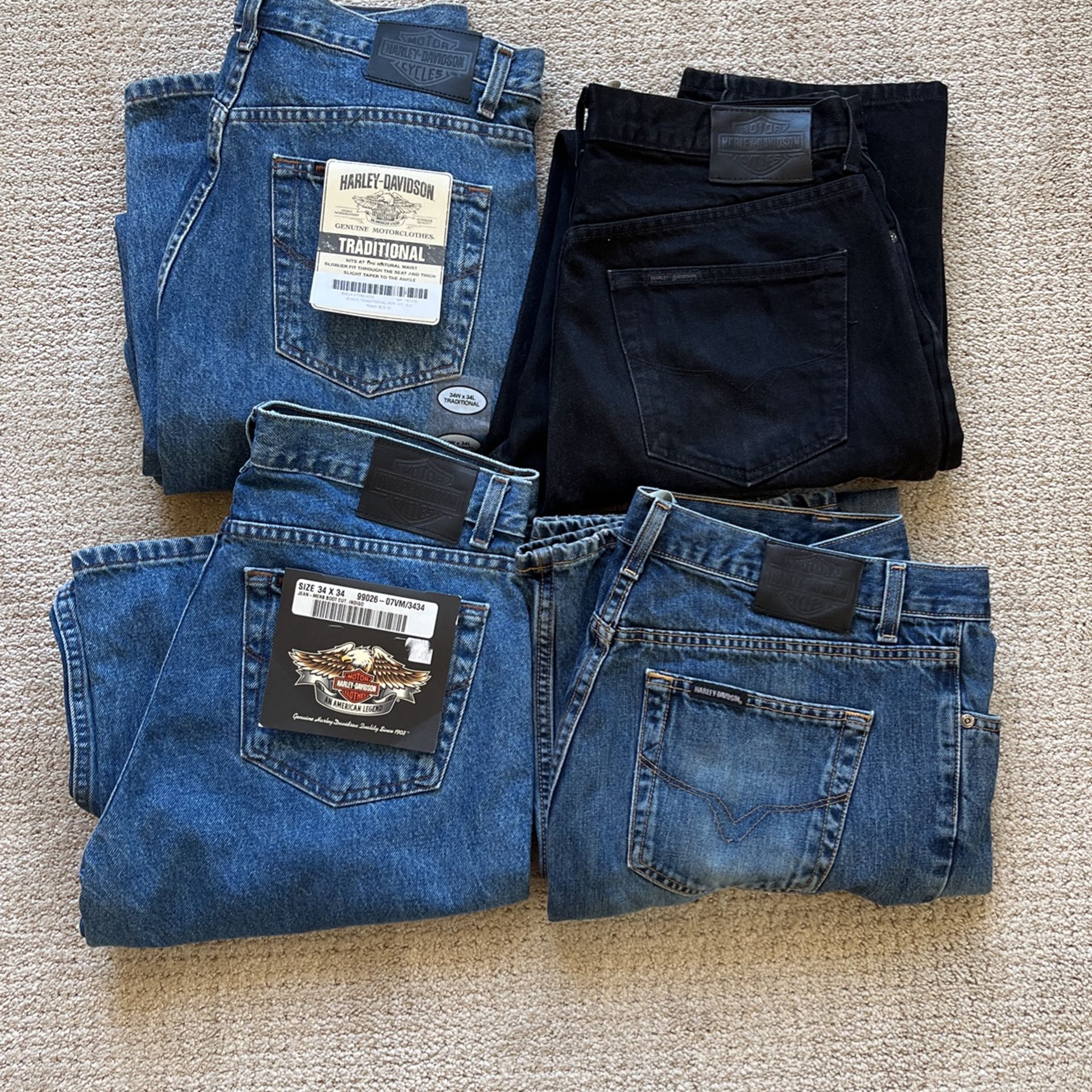 Harley Davidson Men’s Jeans 34x434