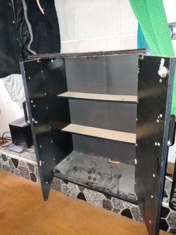 Old school storage cabinet