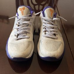 Kobe 5 Lakers Size 7 