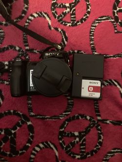 Sony camera with battery and battery charger
