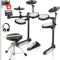 Electronic drums kit, for beginners 
Kids love it!!