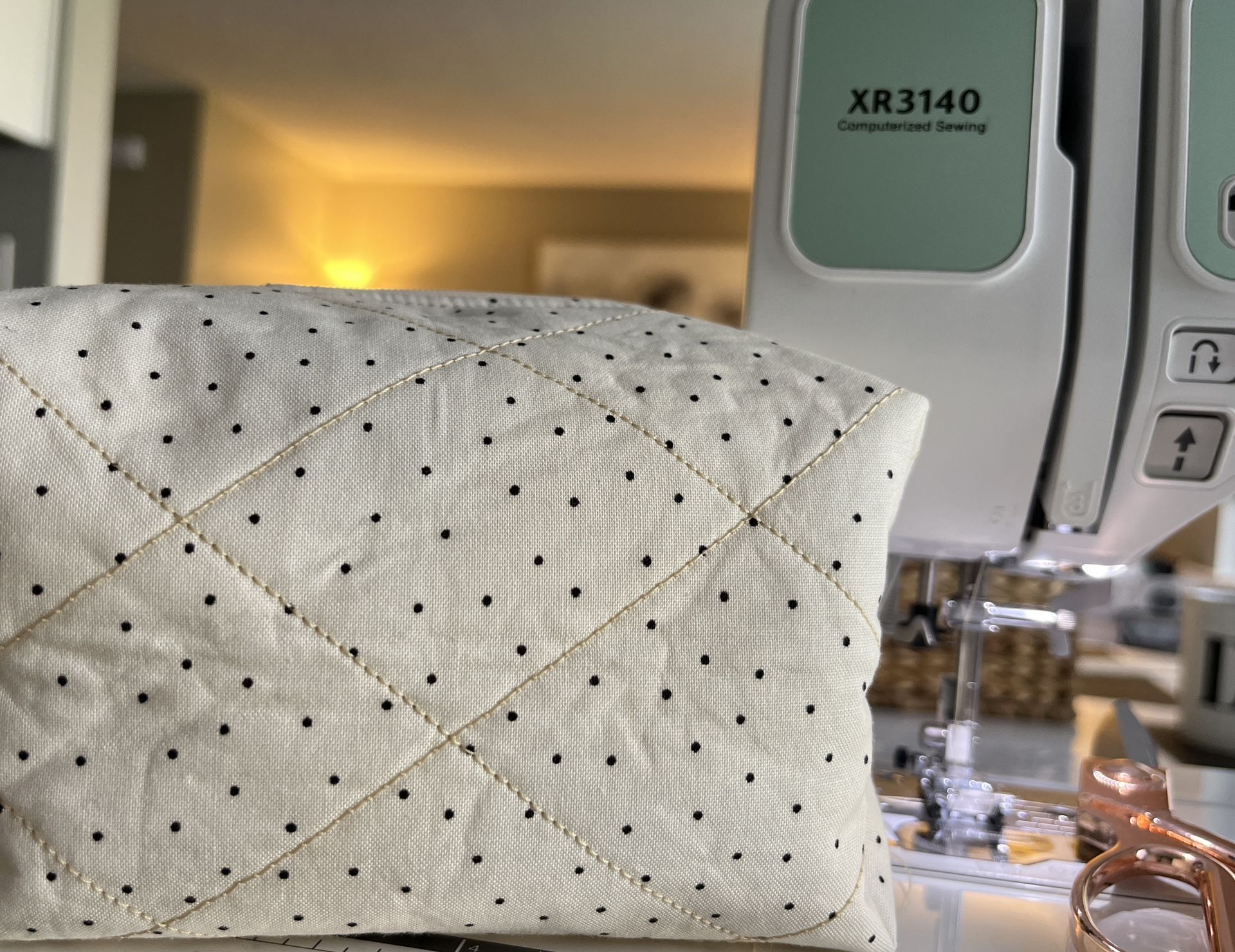 Handmade Cotton Cosmetics Bag
