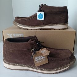 Size 10.5 Eddie Bauer Polson Brown Men's Moccasin Boots