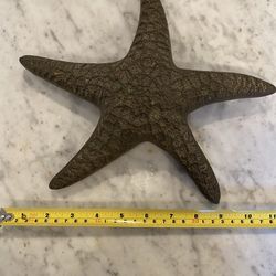 Decorative hanging starfish, or paperweight, decent size and has good weight to it high-quality Decorative hanging starfish, or paperweight, decent si