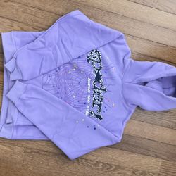 Sp5der Hoodie Purple 