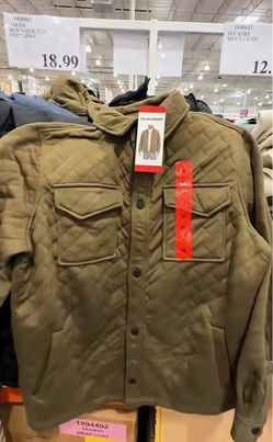 Men’s medium  quilted overshirt