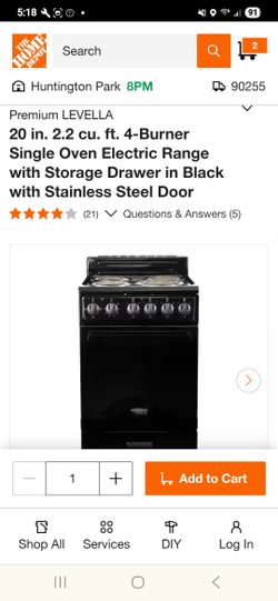 Electric Range 20" 