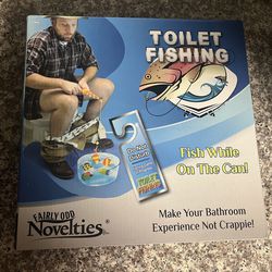 Toilet Fishing Gag Gift 