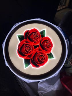 Four roses led neon