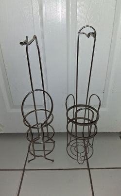 toilet paper roll holder floor stands $15 each or both for $20 FIRM