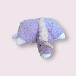 Pillow Pets UNICORN Purple & Pink Large 18" Plush Stuffed Animal Toy Soft 2010