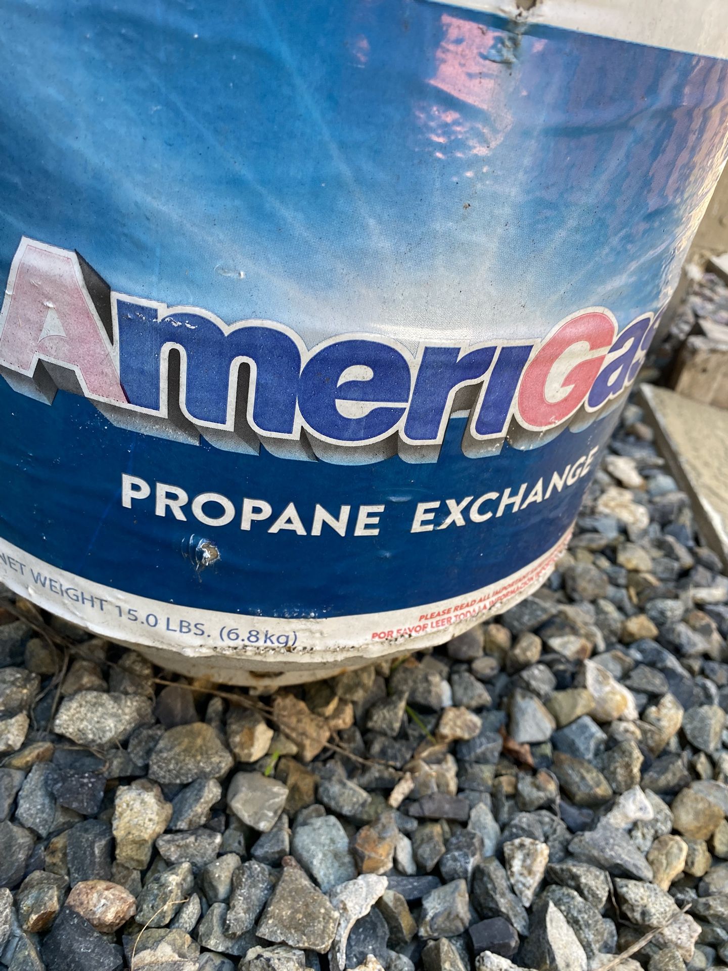 Propane Tank Two Are Full One Is Partially Full