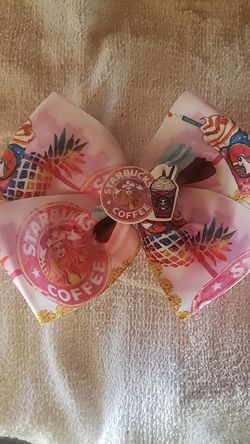 Starbucks hairbow