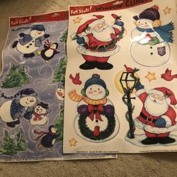 Christmas Window Clings/ Stickers